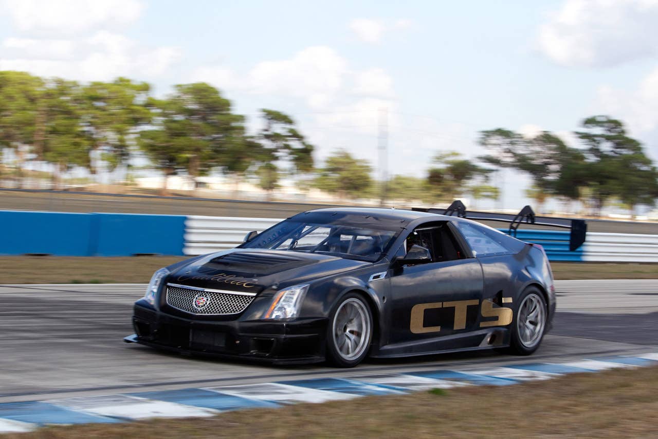 Cadillac CTS-V Coupe SCCA Race Car on track