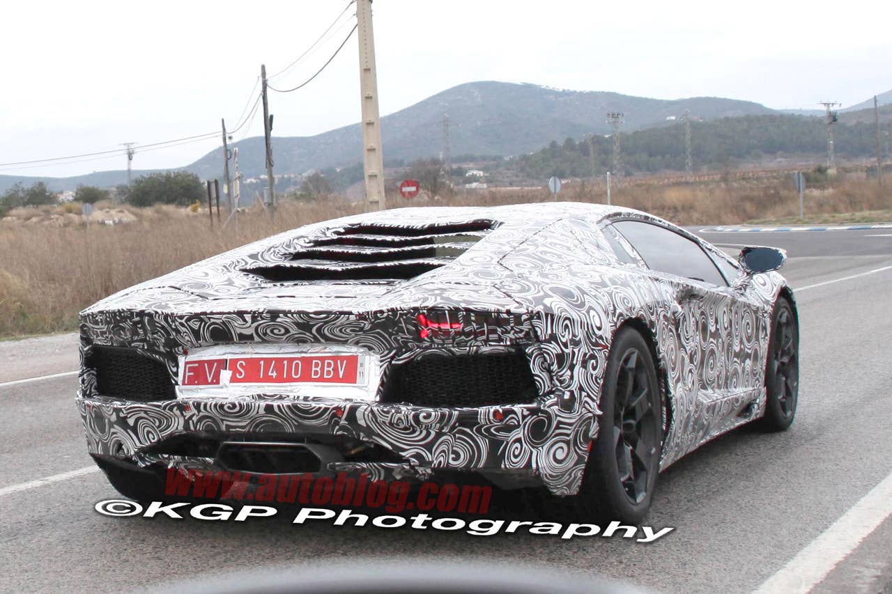 Spy Shots: Lamborghini Murcielago Replacement