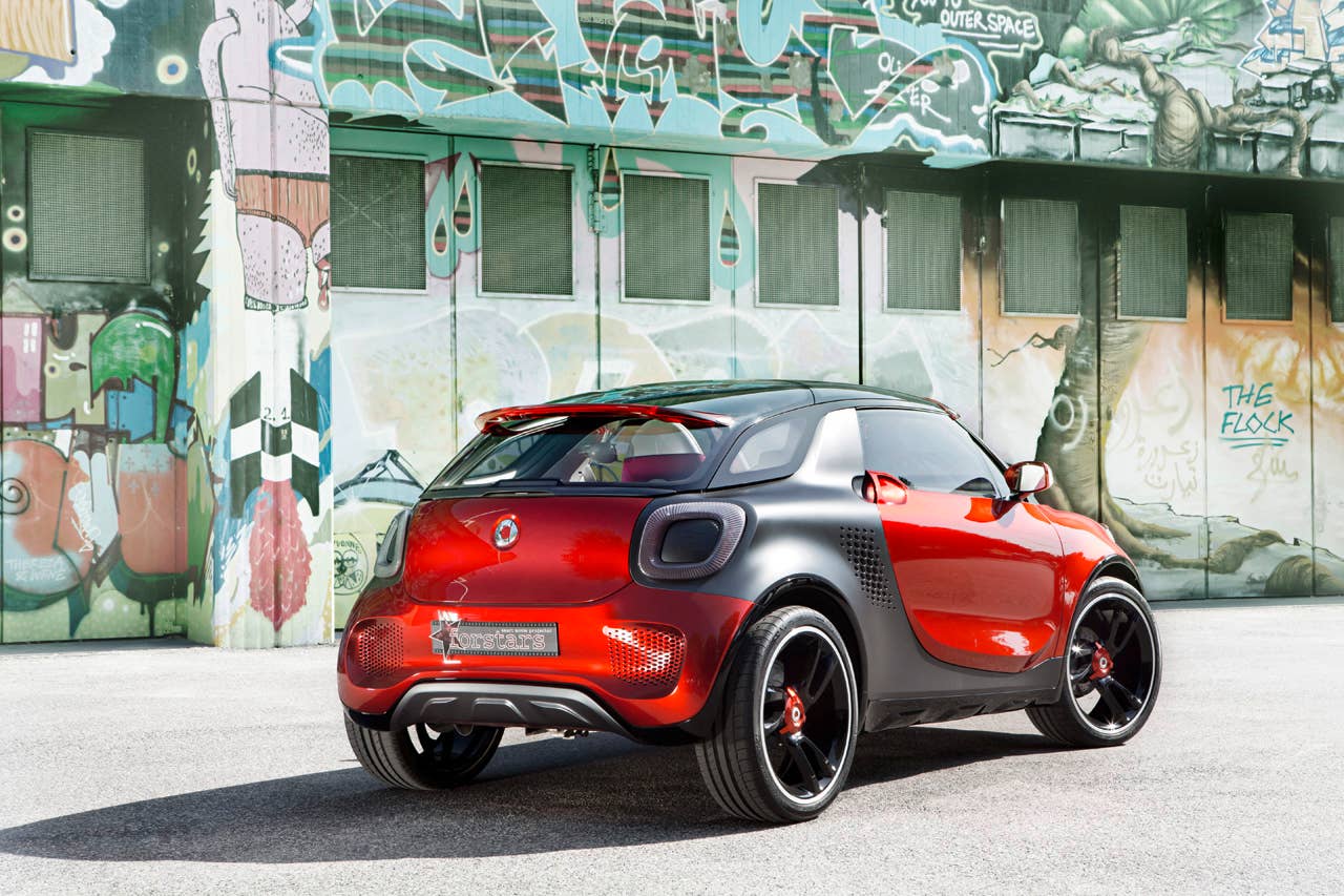 2012 Smart ForStars Concept rear 3/4