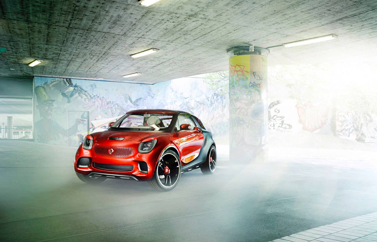 2012 Smart ForStars Concept front 3/4