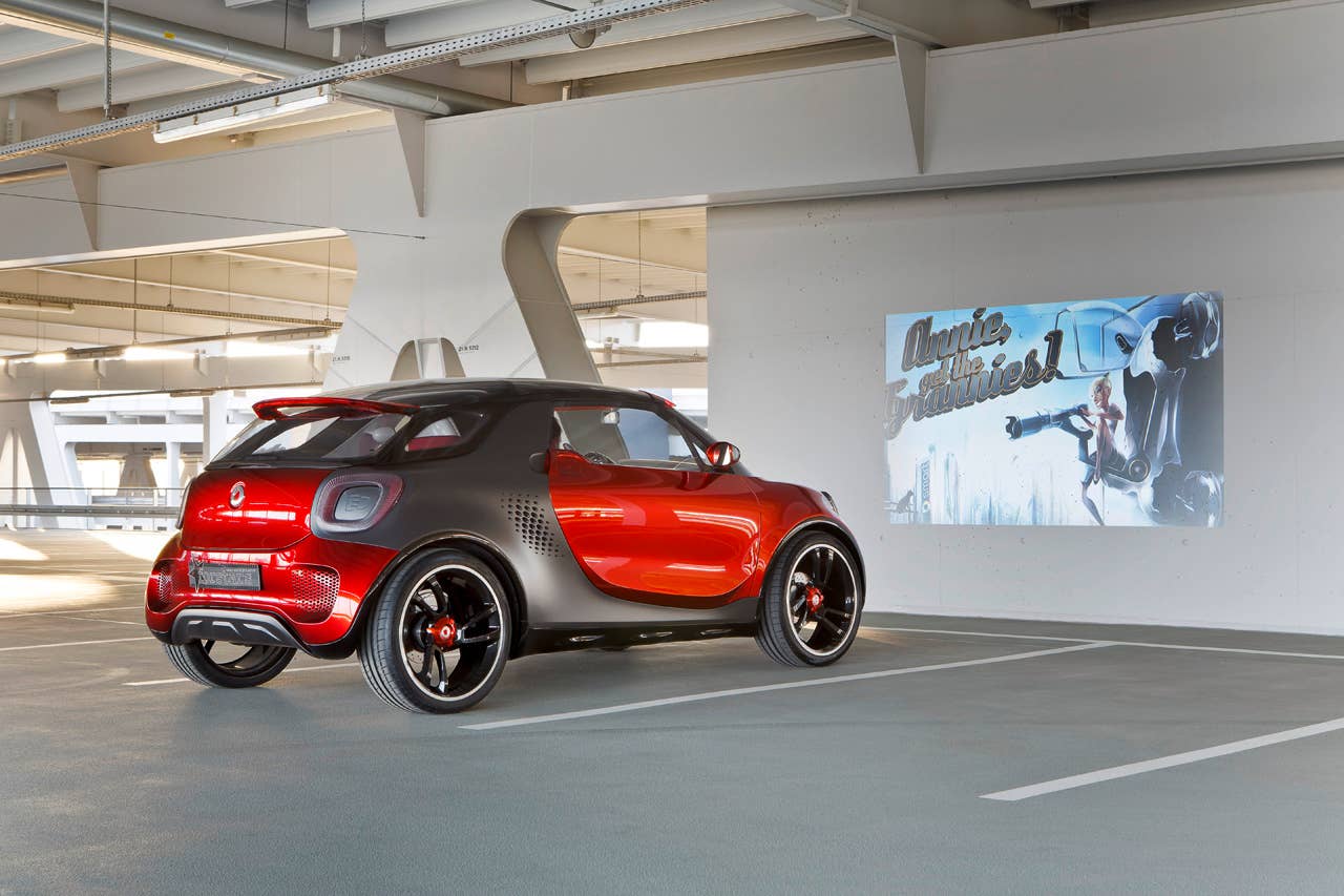 2012 Smart ForStars Concept rear 3/4