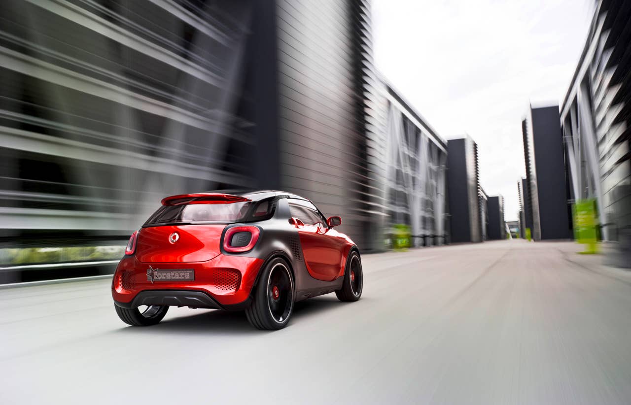2012 Smart ForStars Concept rear 3/4 driving