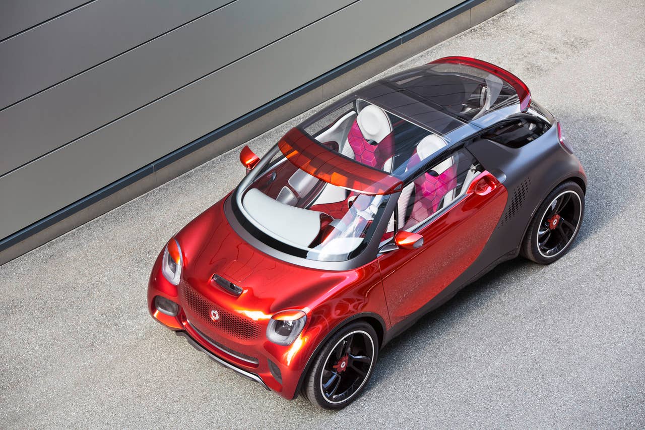 2012 Smart ForStars Concept top angle