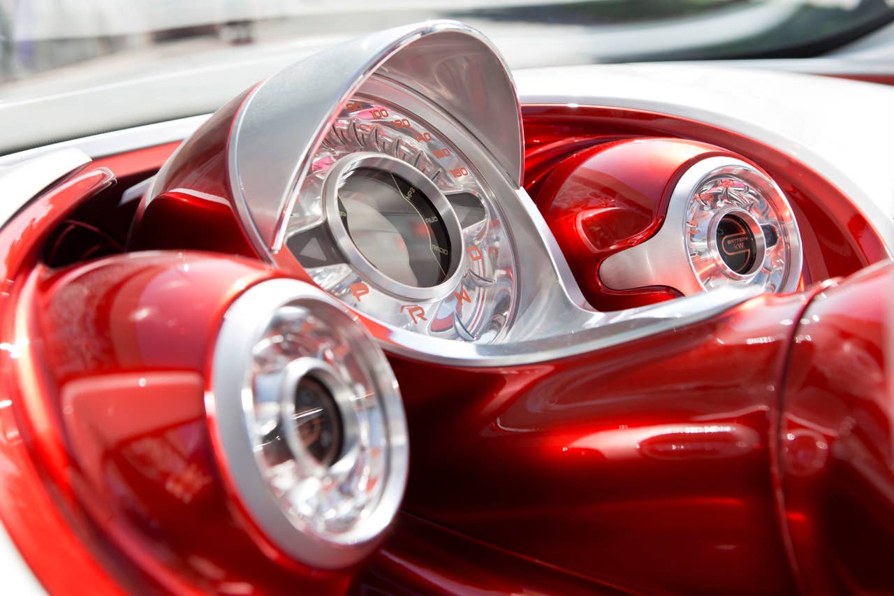 2012 Smart ForStars Concept gauge cluster detail