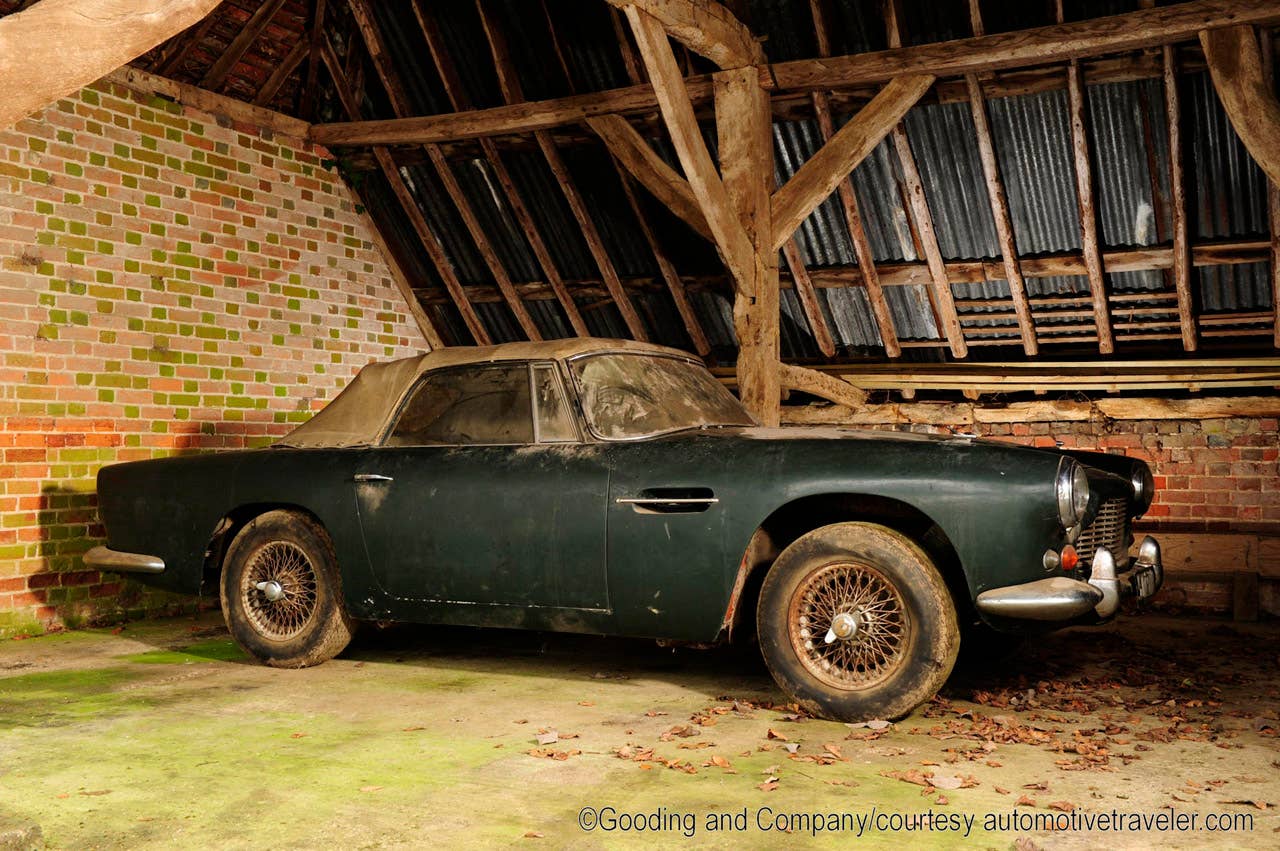 Aston Martin DB4 Convertible Barn Find
