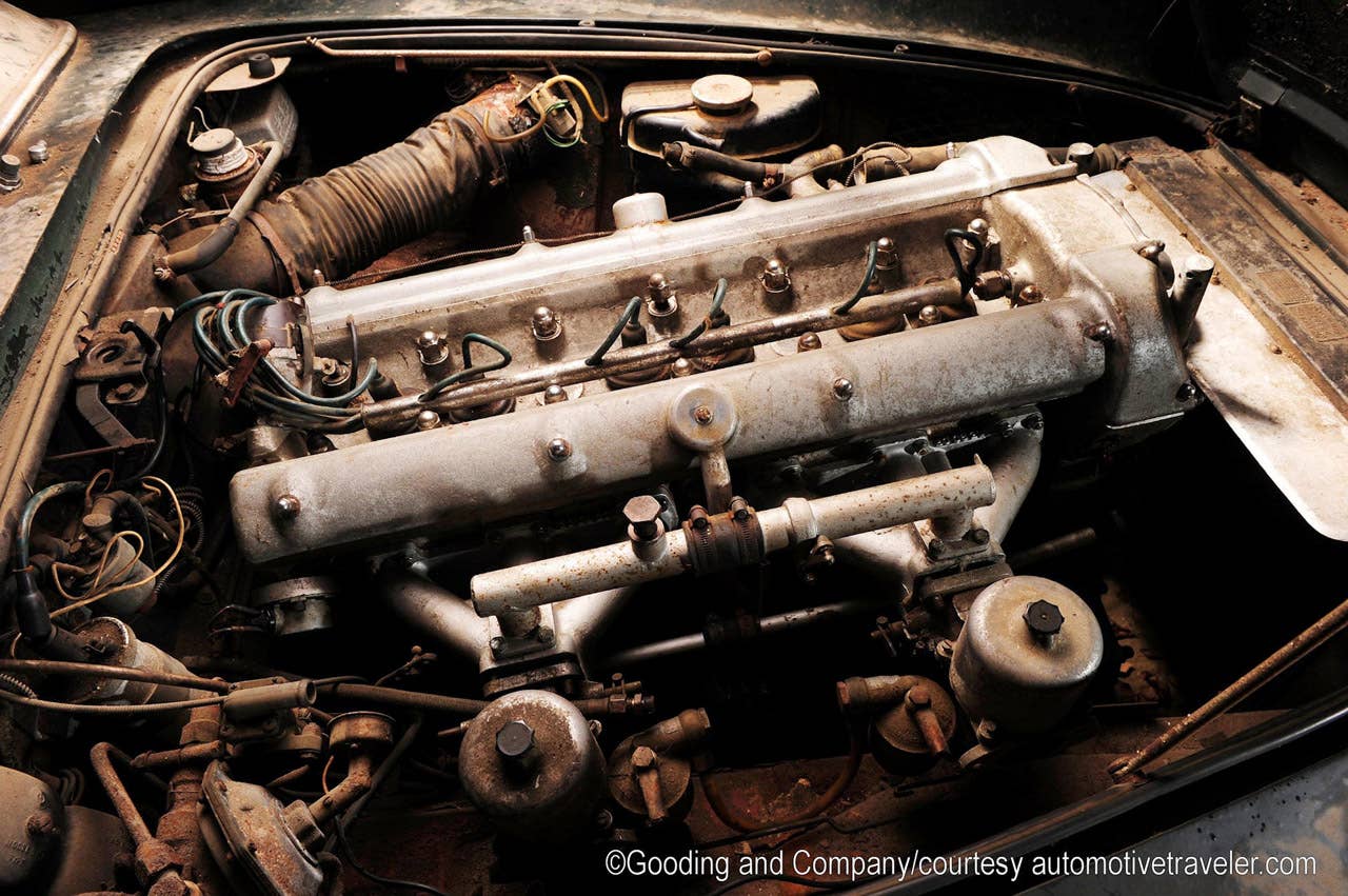 Aston Martin DB4 Convertible Engine Barn Find