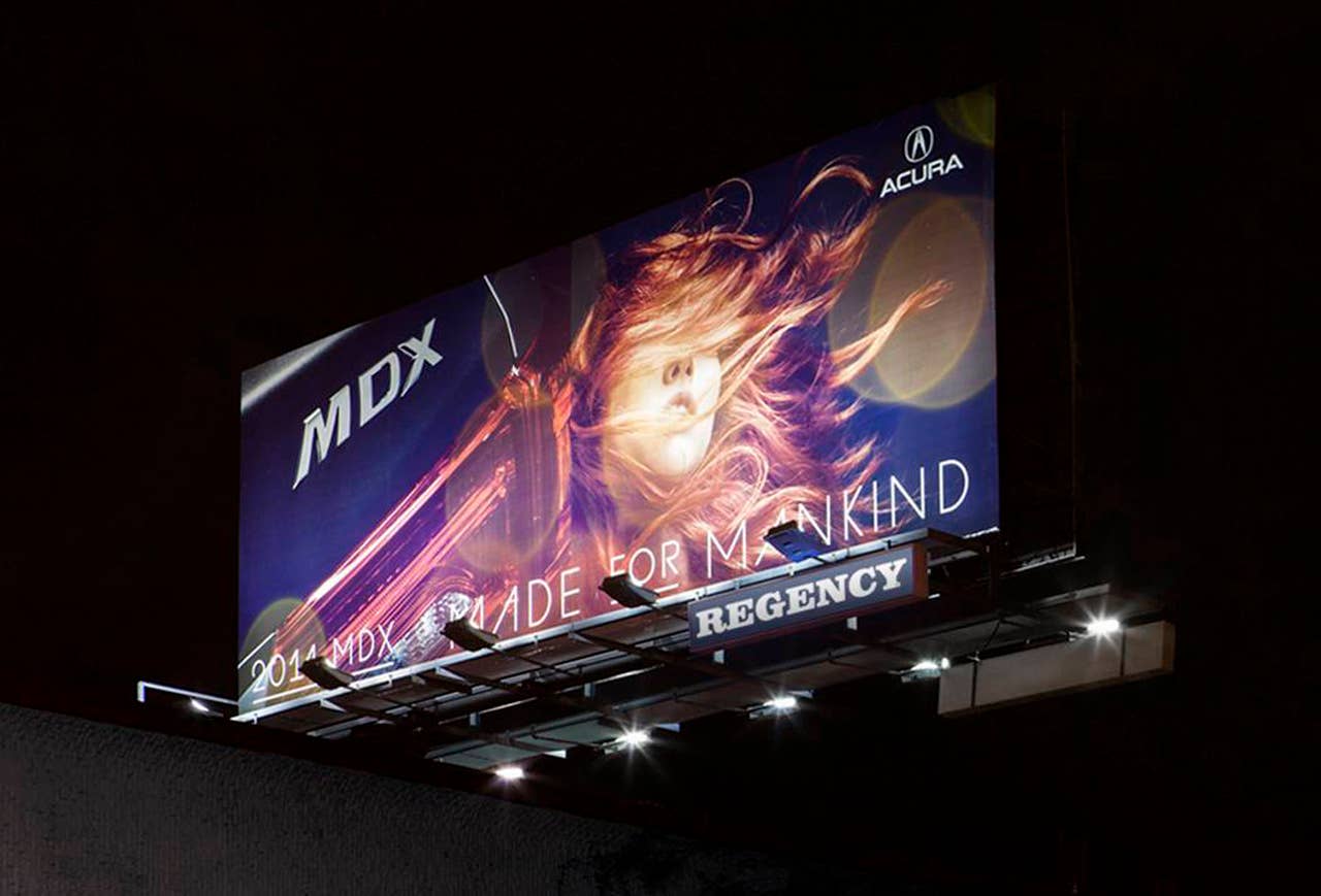 The 2014 Acura MDX Made For Mankind campaign.