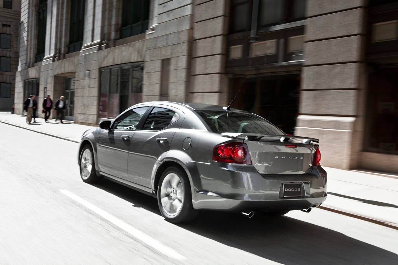 2012 Avenger R/T rear 3/4