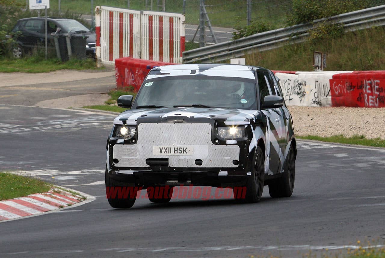 2013 Land Rover Range Rover caught on a 'Ring run - Autoblog