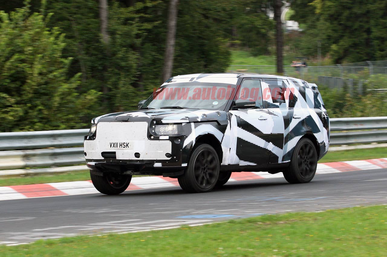 2013 Land Rover Range Rover caught on a 'Ring run - Autoblog