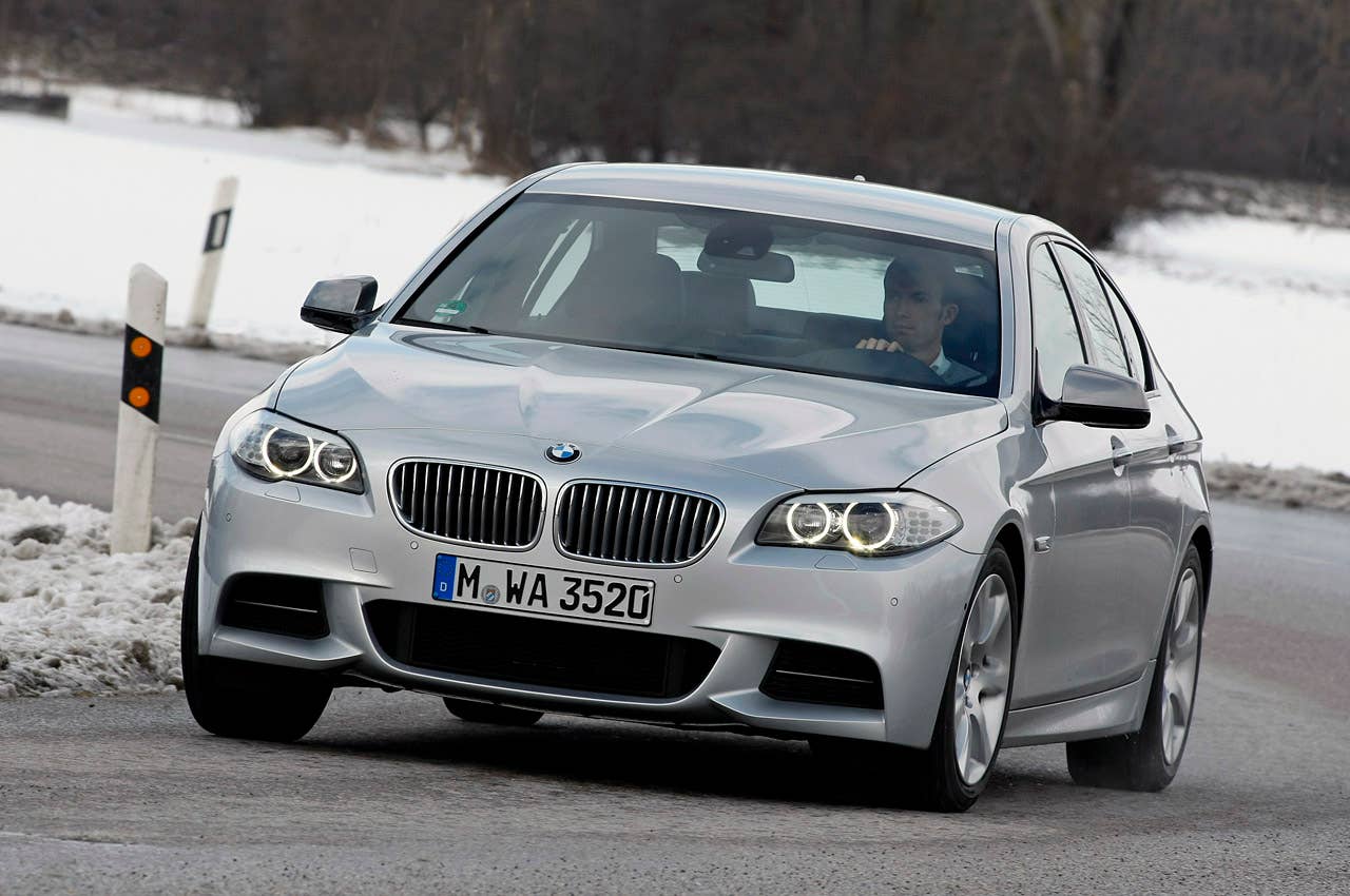2012 BMW M550d xDrive driving