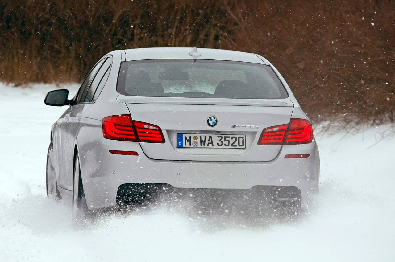 2012 BMW M550d xDrive driving
