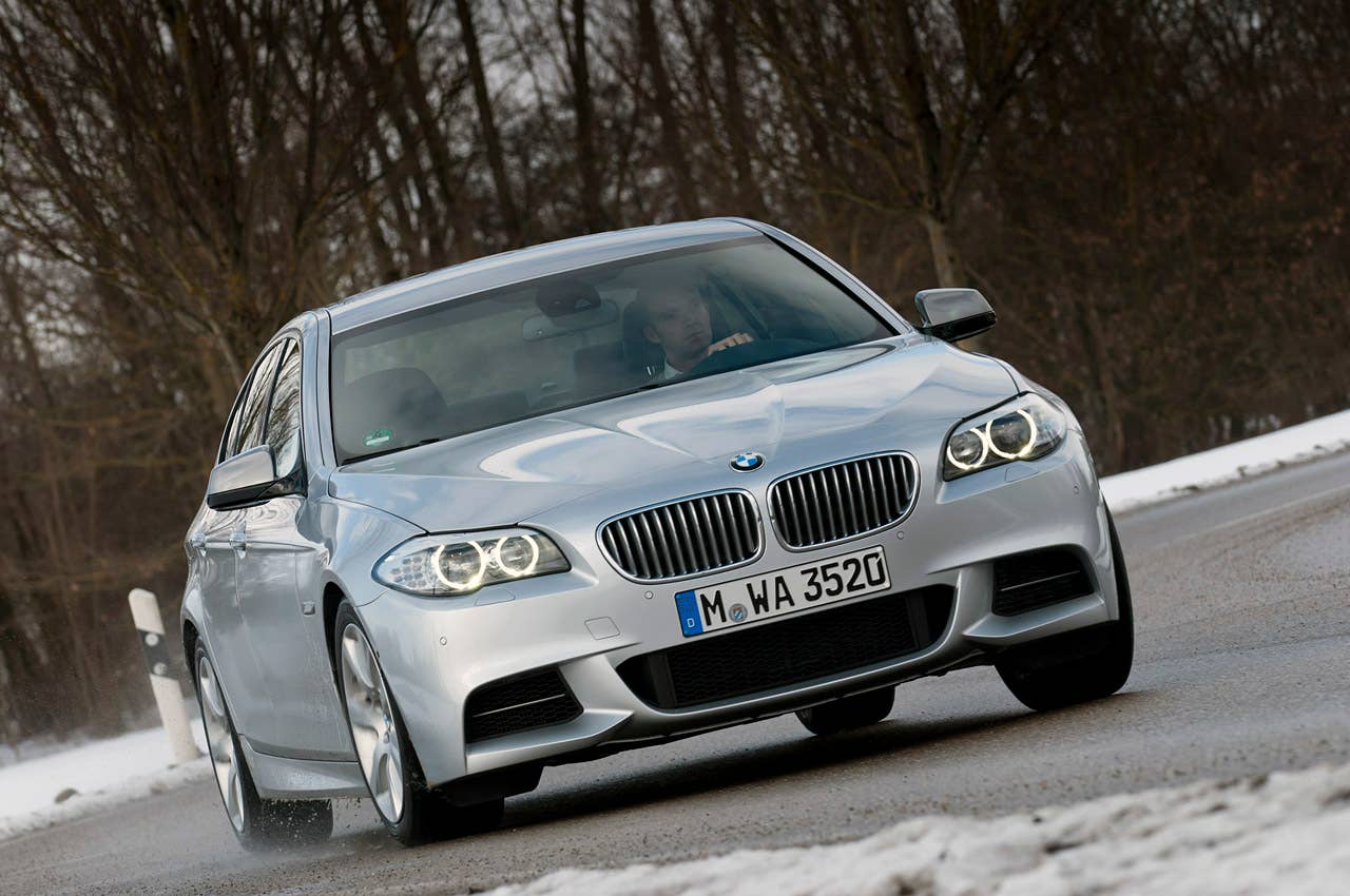 2012 BMW M550d xDrive driving