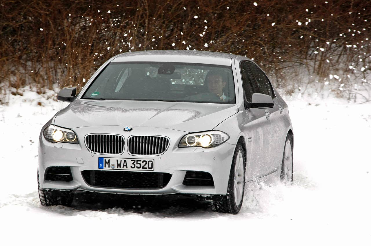 2012 BMW M550d xDrive driving
