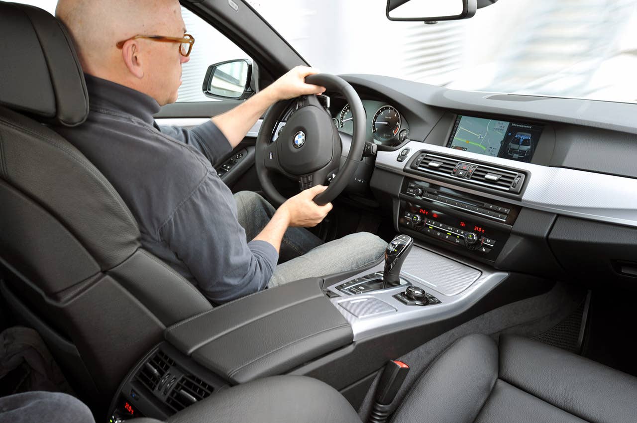 2012 BMW M550d xDrive interior