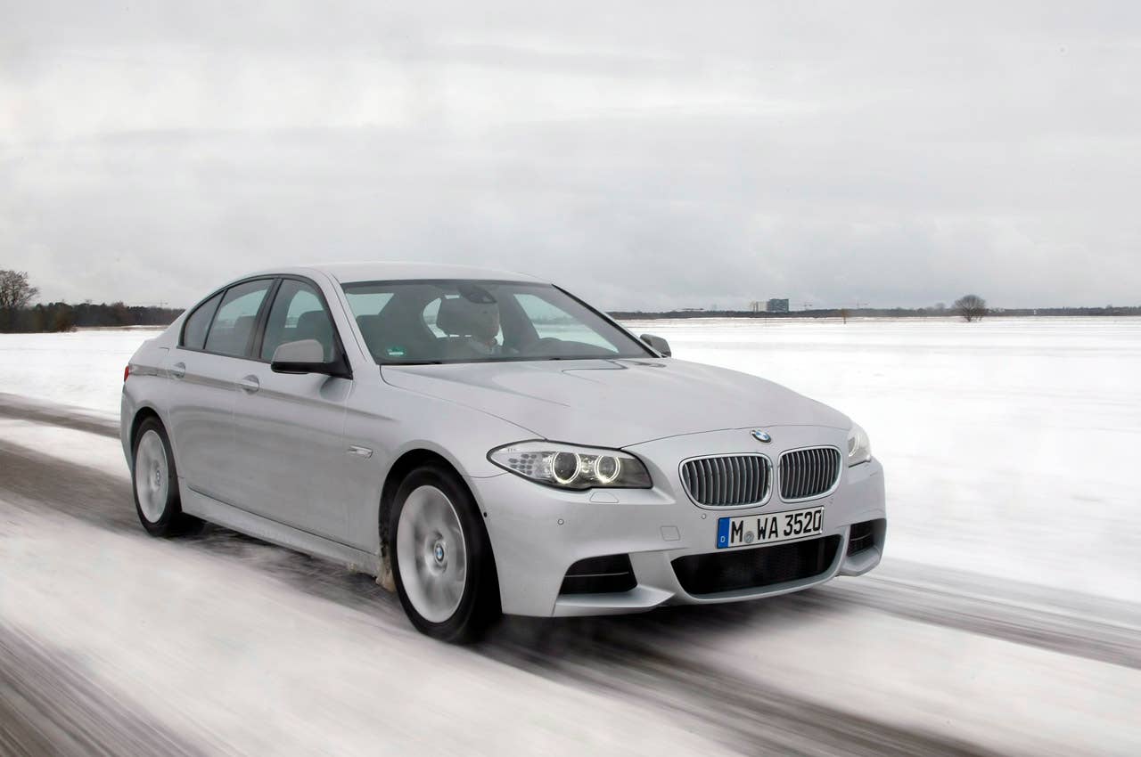 2012 BMW M550d xDrive driving