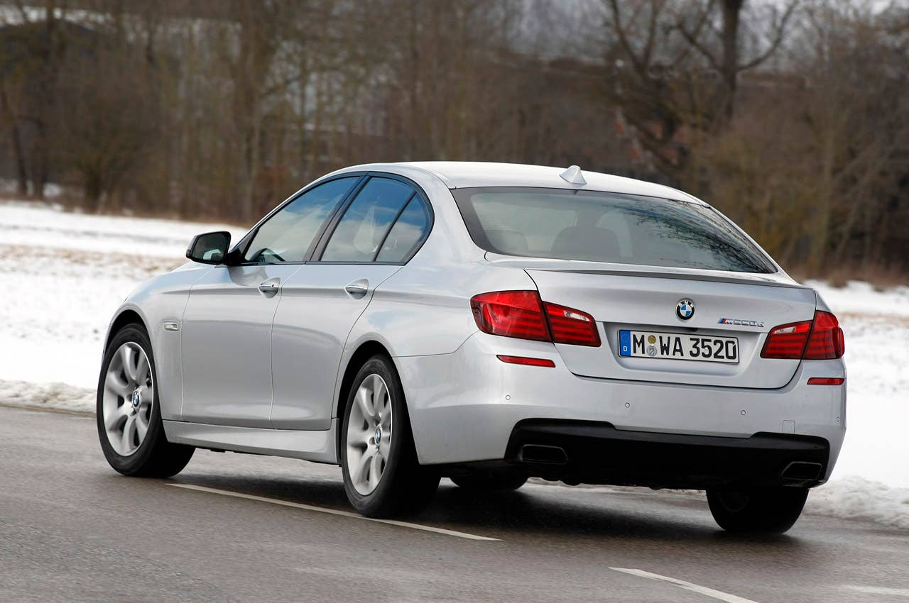2012 BMW M550d xDrive driving