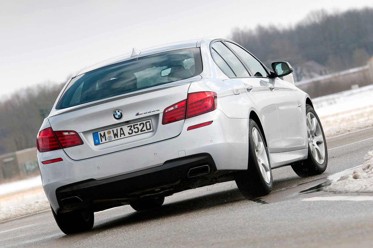 2012 BMW M550d xDrive driving