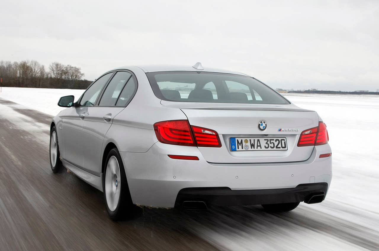 2012 BMW M550d xDrive driving