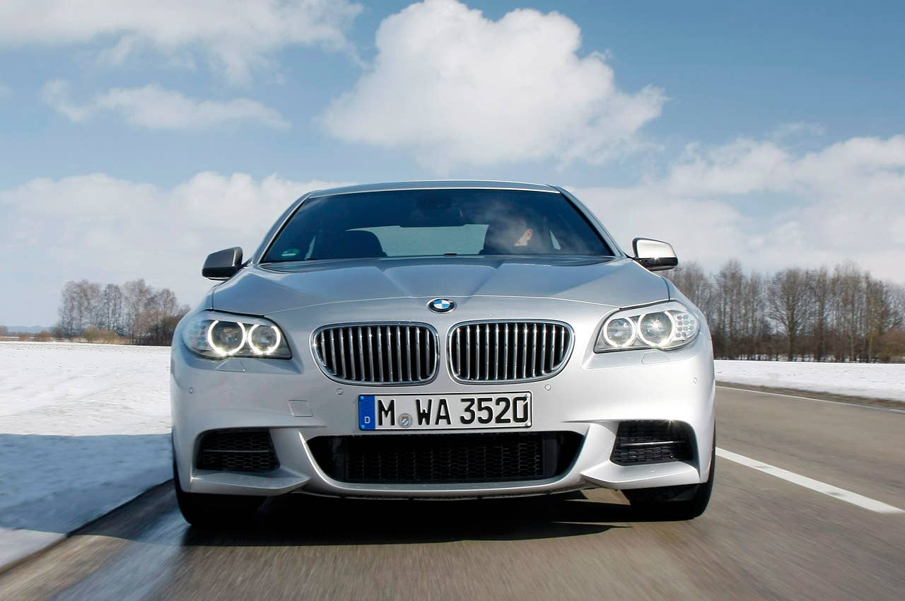 2012 BMW M550d xDrive driving