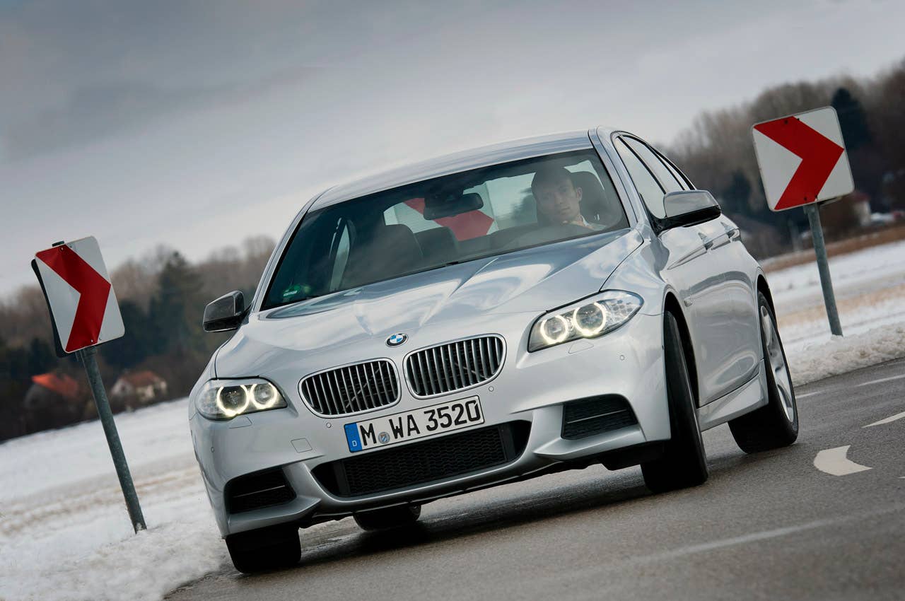 2012 BMW M550d xDrive driving