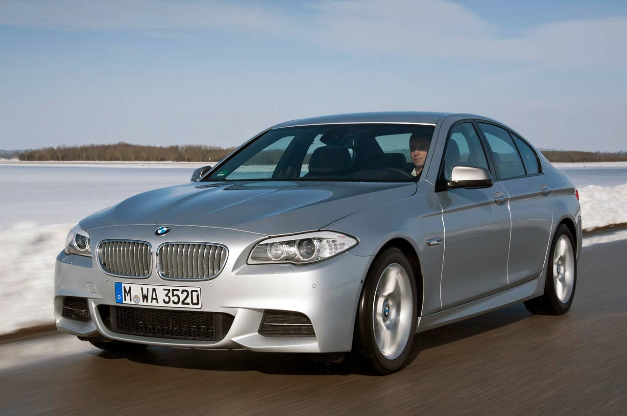 2012 BMW M550d xDrive driving