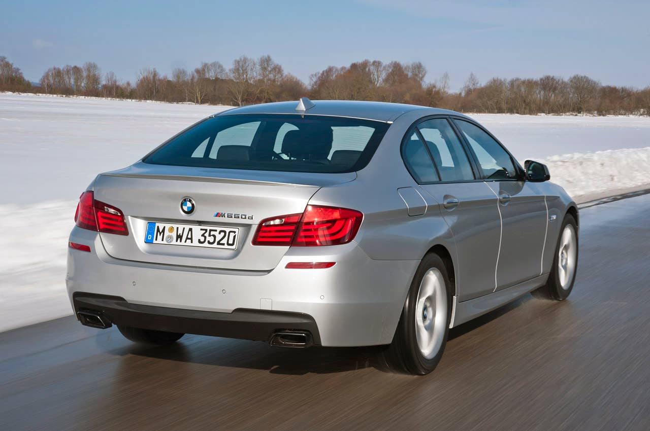 2012 BMW M550d xDrive driving