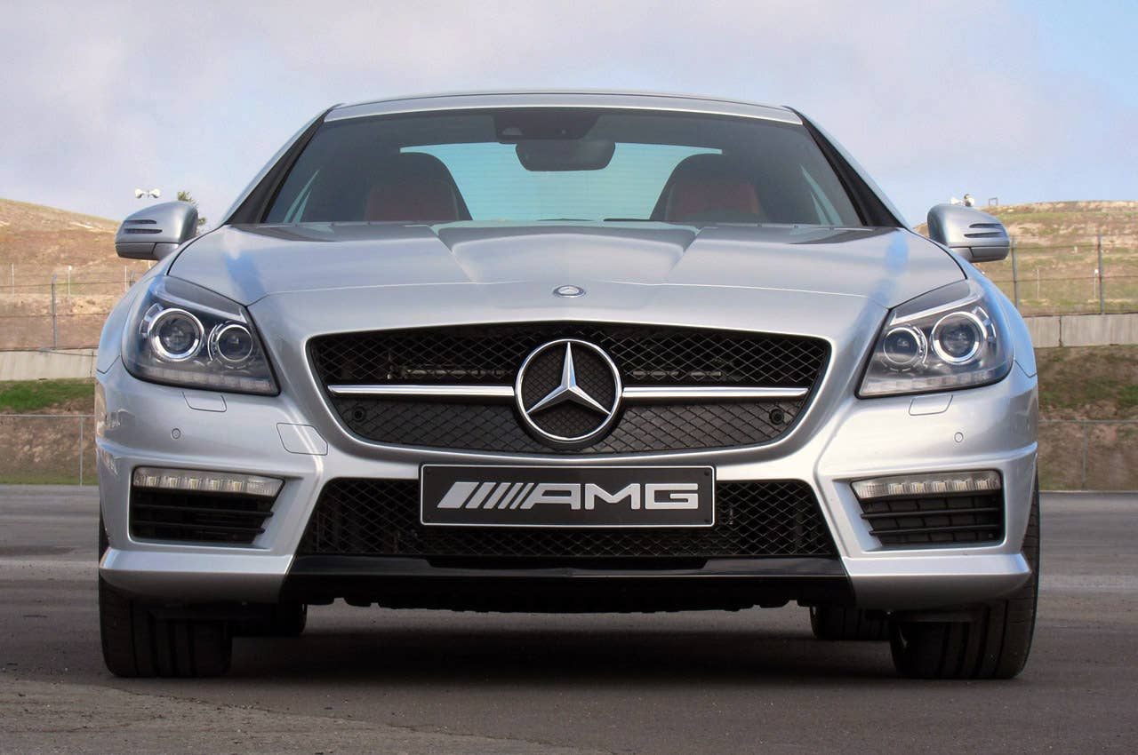 2012 Mercedes-Benz SLK55 AMG front view