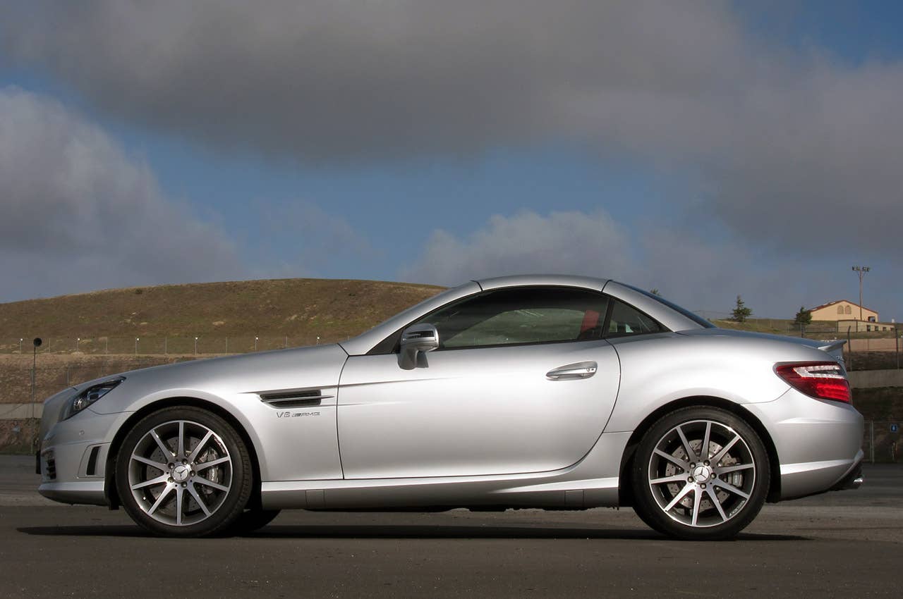 2012 Mercedes-Benz SLK55 AMG side view
