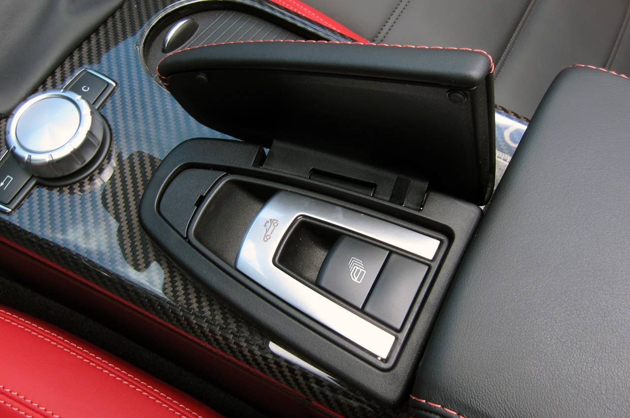 2012 Mercedes-Benz SLK55 AMG convertible top lever