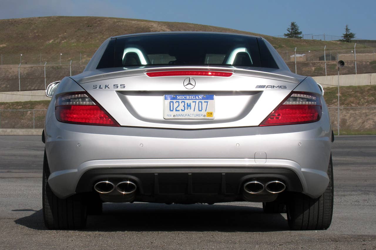2012 Mercedes-Benz SLK55 AMG rear view
