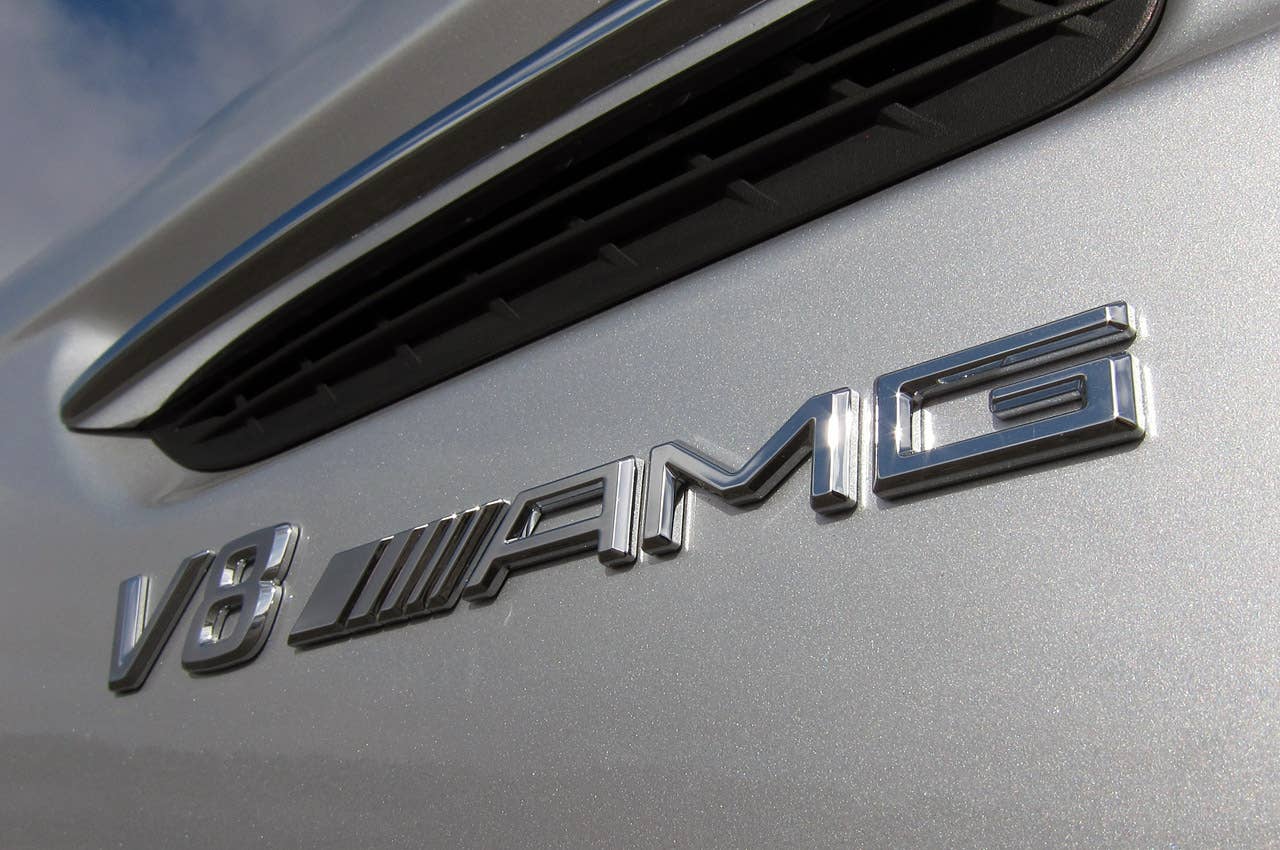 2012 Mercedes-Benz SLK55 AMG badge