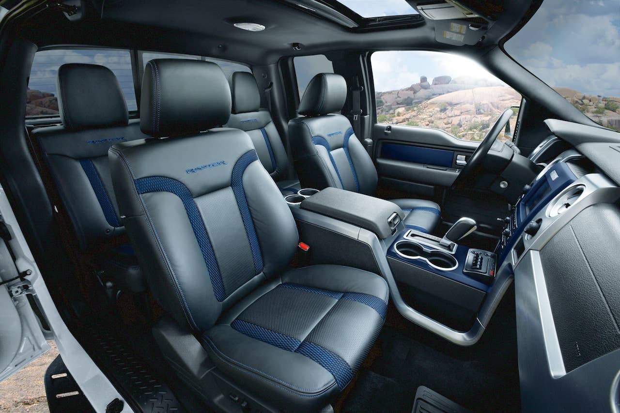 2012 Ford SVT Raptor interior