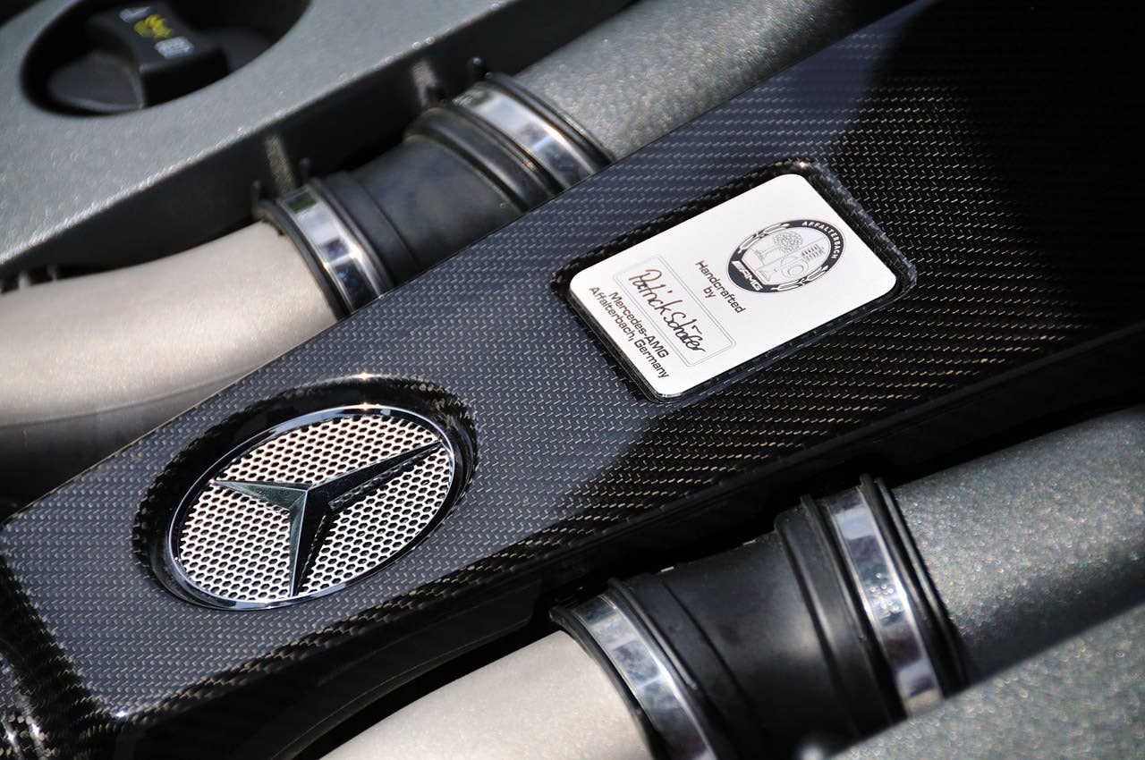 2013 Mercedes-Benz SL63 AMG engine detail