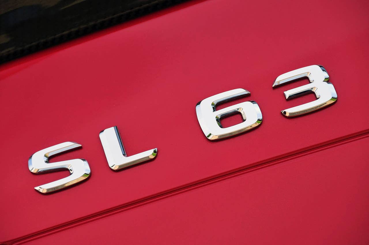 2013 Mercedes-Benz SL63 AMG badge