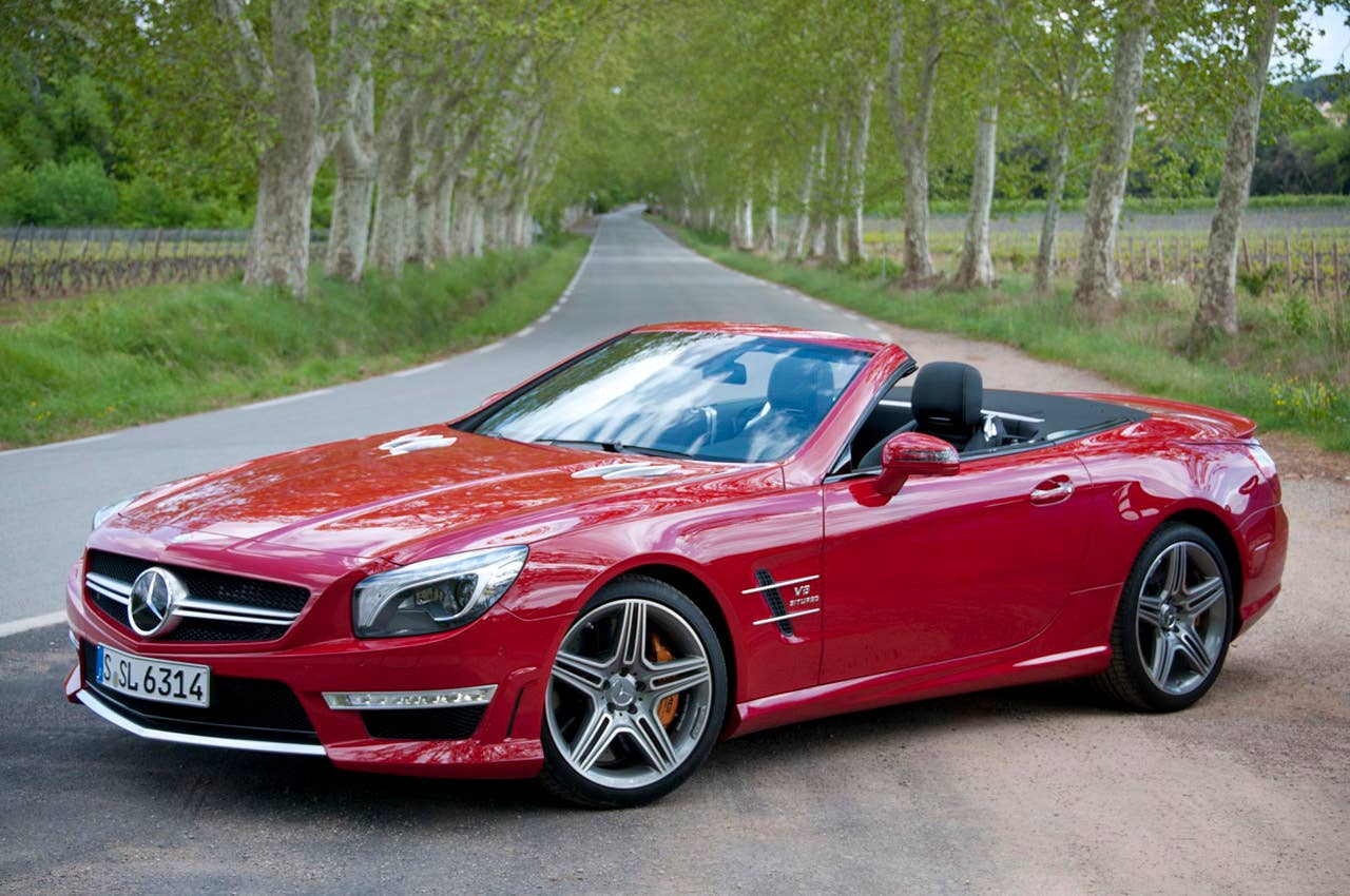 2013 Mercedes-Benz SL63 AMG front 3/4 view