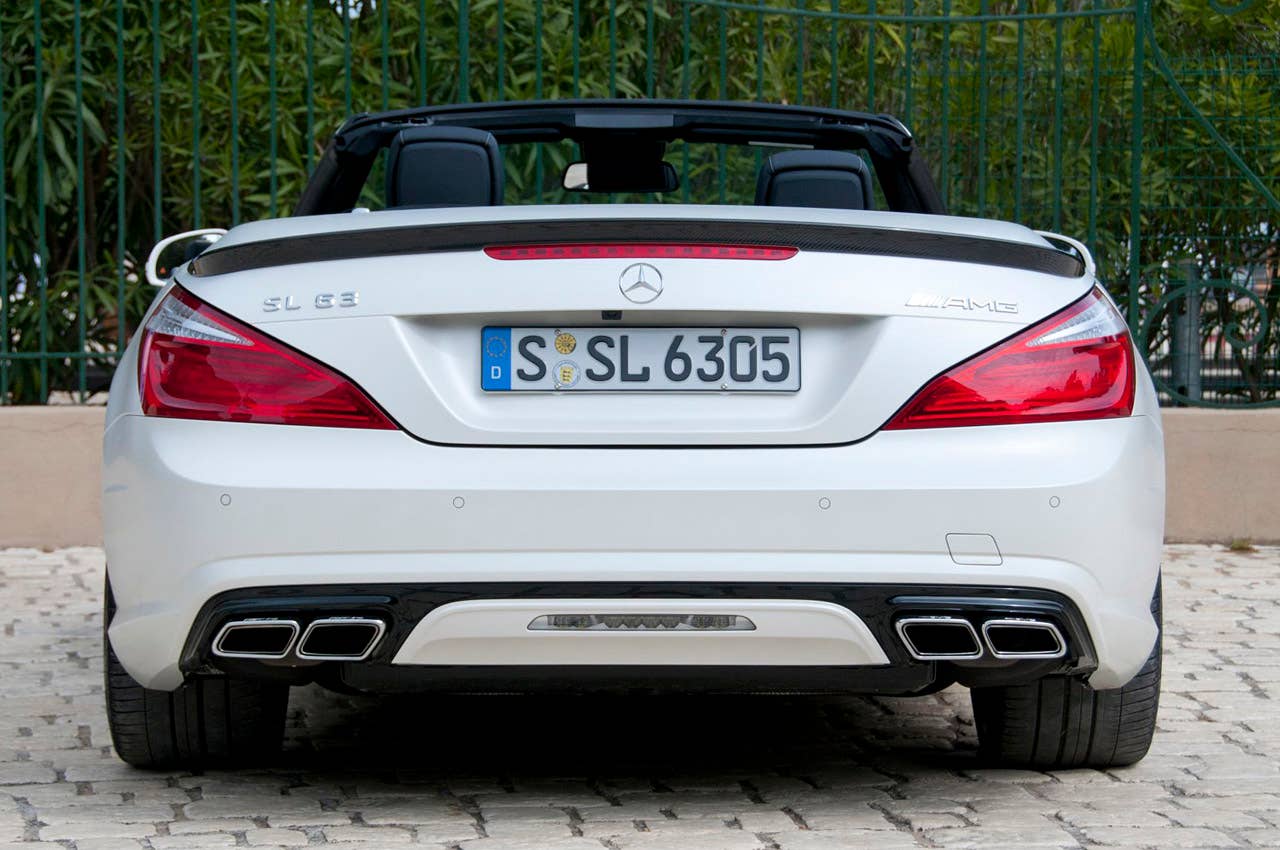 2013 Mercedes-Benz SL63 AMG rear view