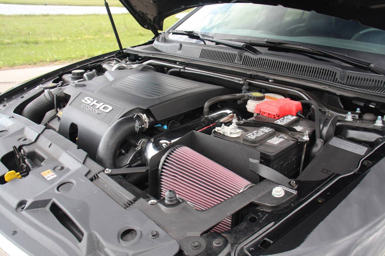 Hennessey Performance Ford Taurus SHO MaxBoost 445 engine bay