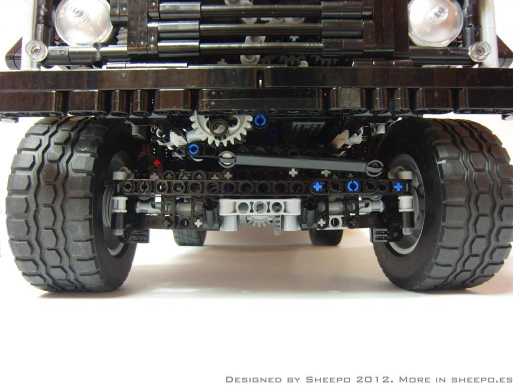 Lego Land Rover Defender 110 front axle