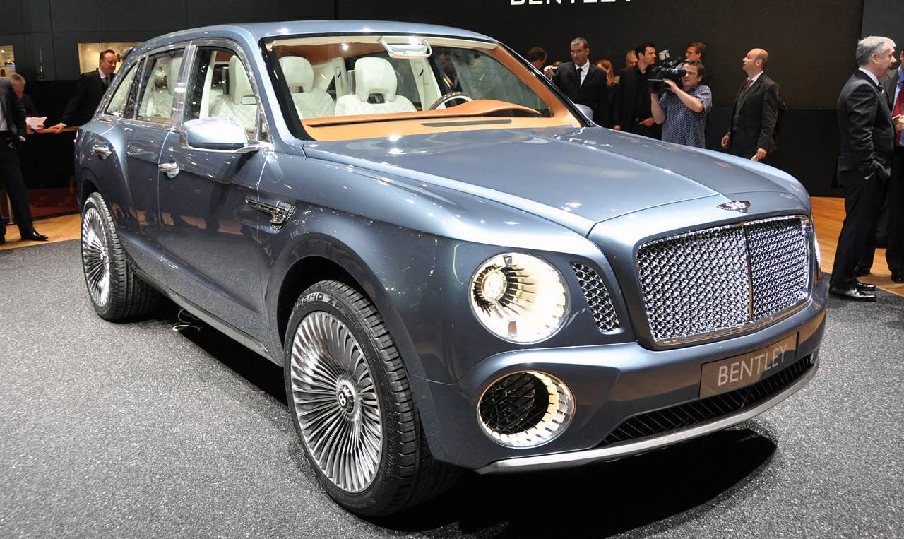 Crewe, England-based Bentley aims to replicate the success that Porsche has had with the Cayenne SUV, which was launched over a decade ago and now accounts for half the sports-car maker's global sales.  The push towards off-roaders is aimed at boosting profitability at Bentley, which accounted for no more than 1 percent of the VW group's first-quarter earnings of $3.09 billion.