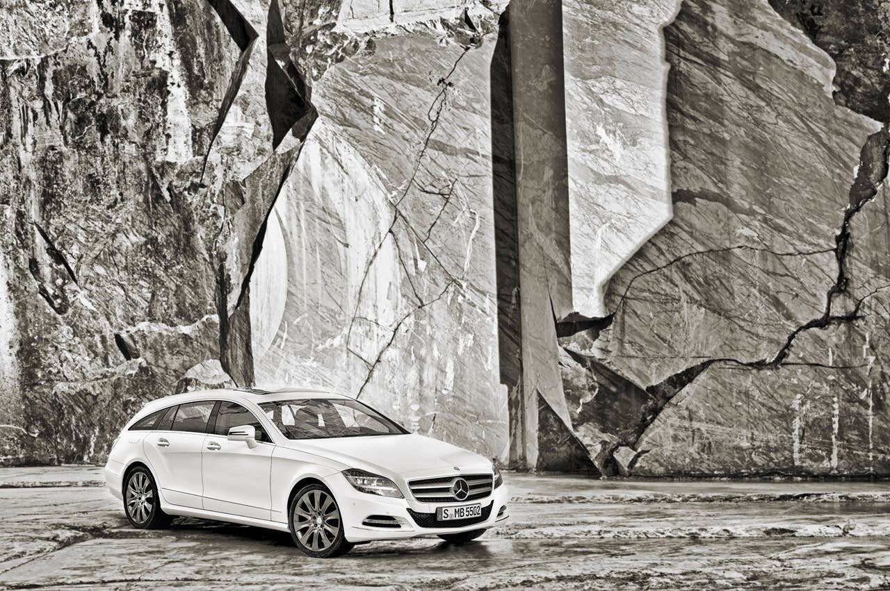 CLS 250 CDI Shooting Brake, Lack: designo magno kaschmierweiss, Innen: Leder Passion Exclusiv Mandelbeige (X 218) 2012