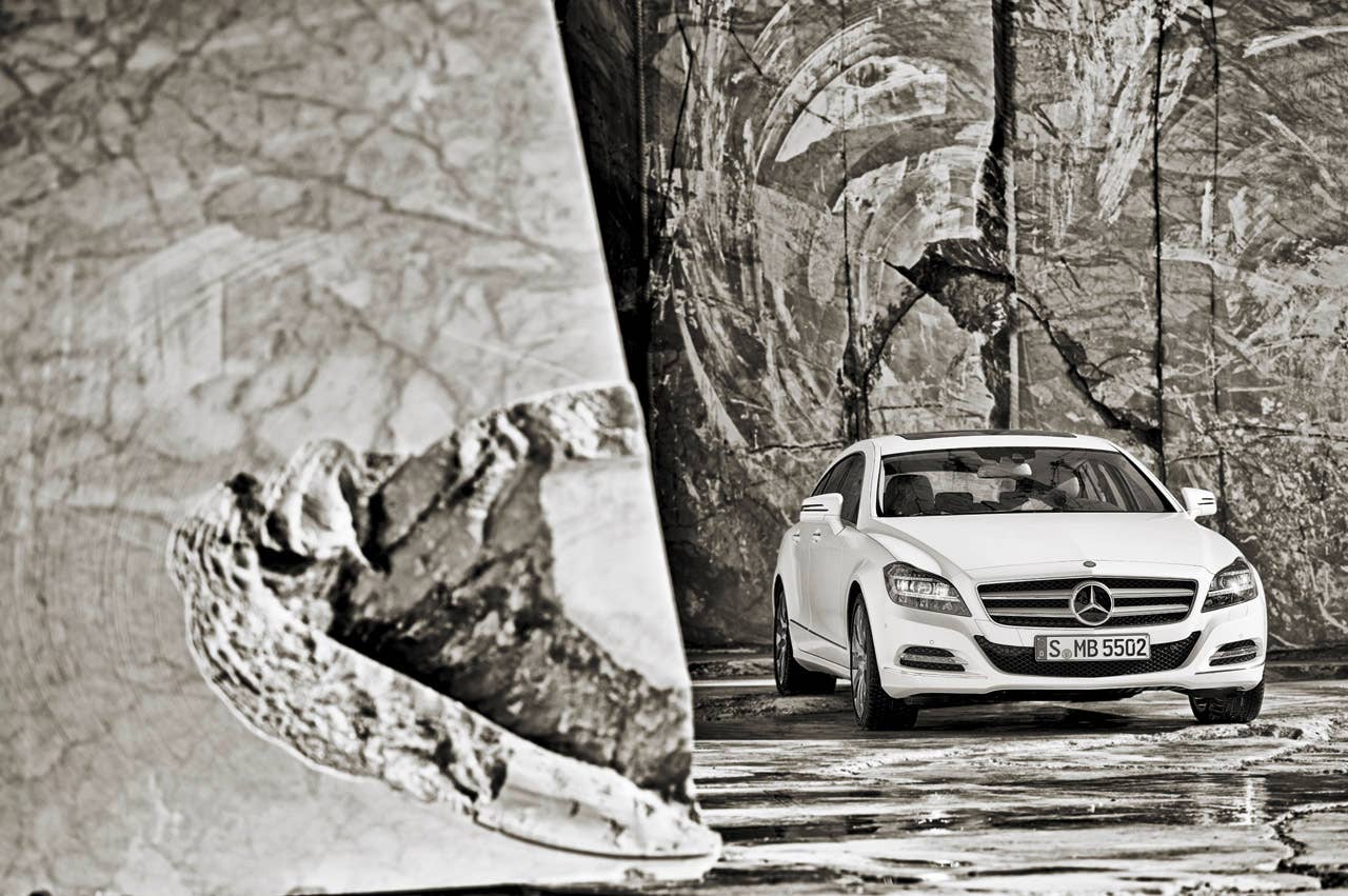 CLS 250 CDI Shooting Brake, Lack: designo magno kaschmierweiss, Innen: Leder Passion Exclusiv Mandelbeige (X 218) 2012