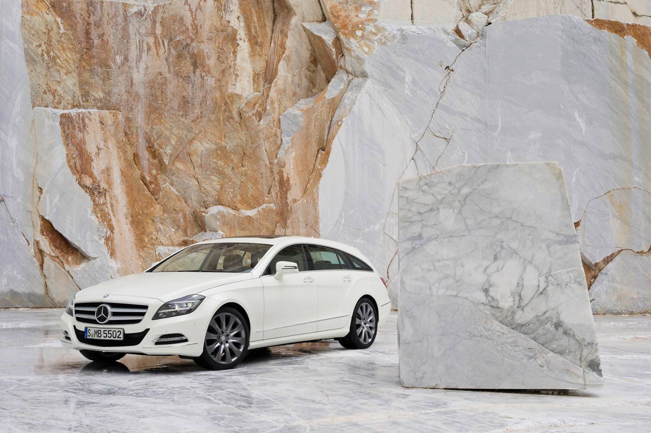 CLS 250 CDI Shooting Brake, Lack: designo magno kaschmierweiss, Innen: Leder Passion Exclusiv Mandelbeige (X 218) 2012