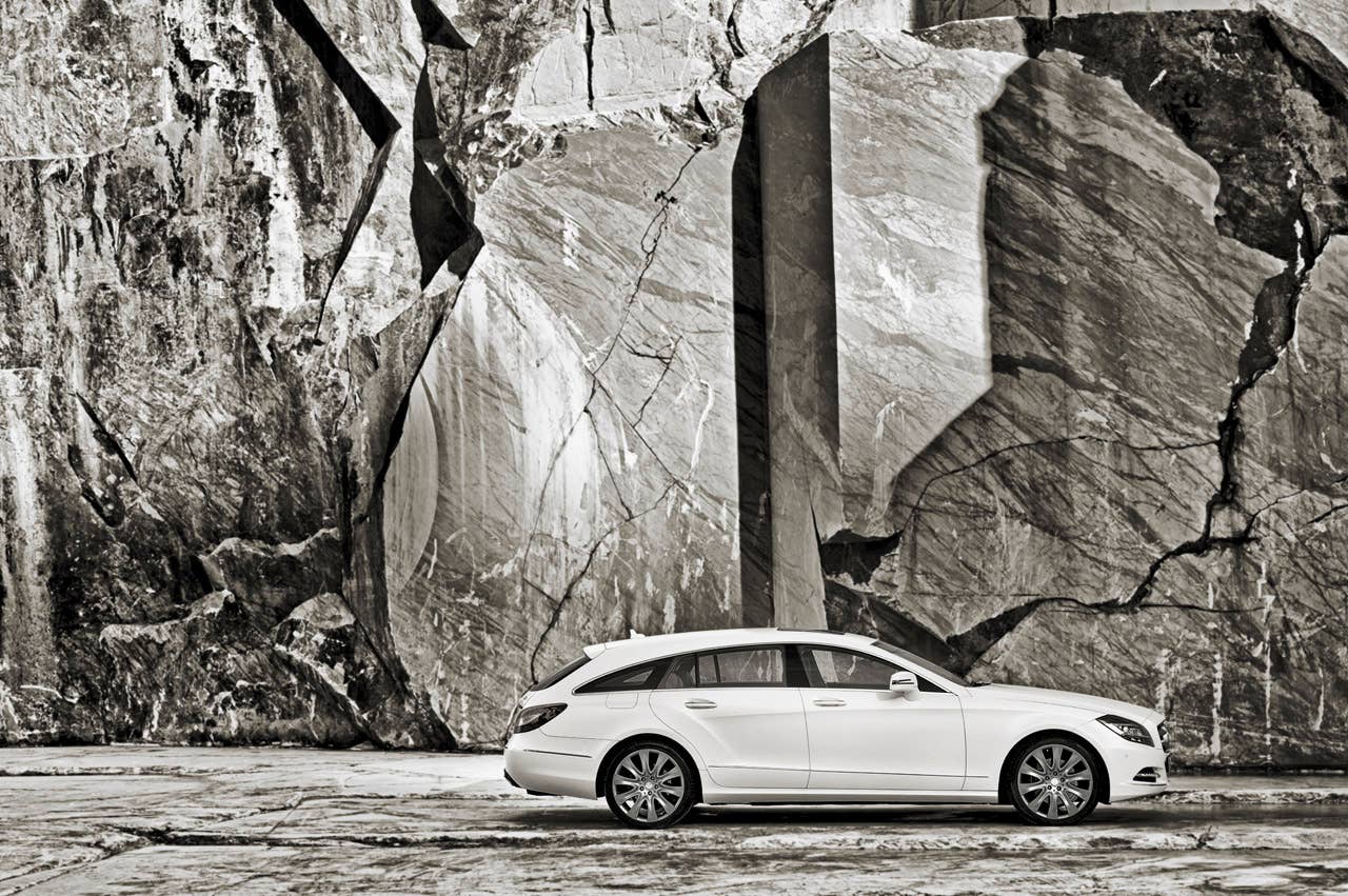 CLS 250 CDI Shooting Brake, Lack: designo magno kaschmierweiss, Innen: Leder Passion Exclusiv Mandelbeige (X 218) 2012