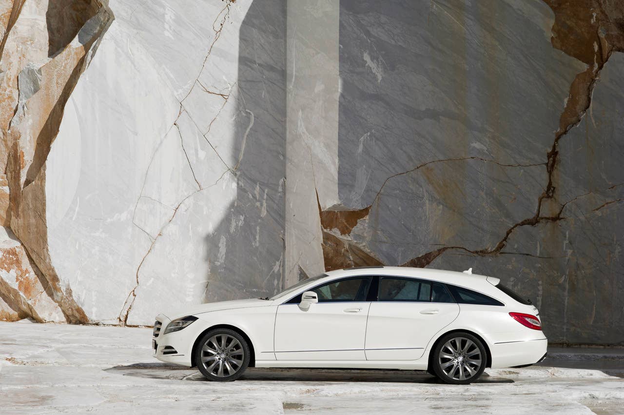 CLS 250 CDI Shooting Brake, Lack: designo magno kaschmierweiss, Innen: Leder Passion Exclusiv Mandelbeige (X 218) 2012