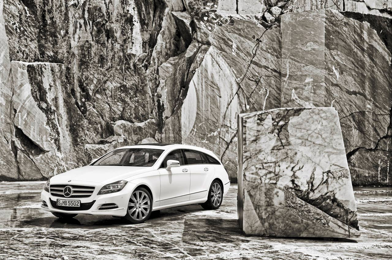 CLS 250 CDI Shooting Brake, Lack: designo magno kaschmierweiss, Innen: Leder Passion Exclusiv Mandelbeige (X 218) 2012