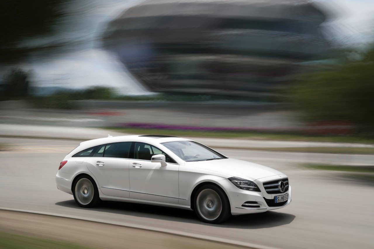 CLS 250 CDI Shooting Brake, Lack: designo magno kaschmierweiss, Innen: Leder Passion Exclusiv Mandelbeige (X 218) 2012