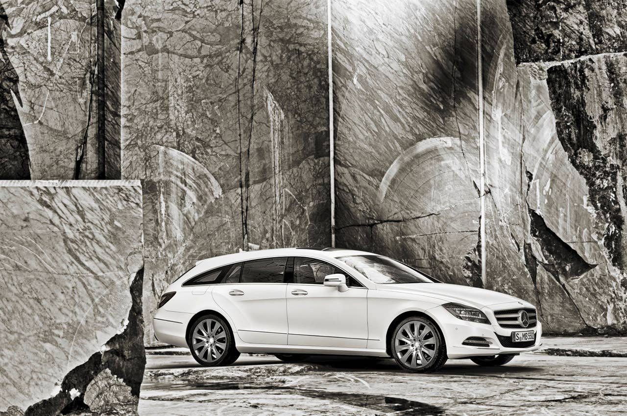 CLS 250 CDI Shooting Brake, Lack: designo magno kaschmierweiss, Innen: Leder Passion Exclusiv Mandelbeige (X 218) 2012