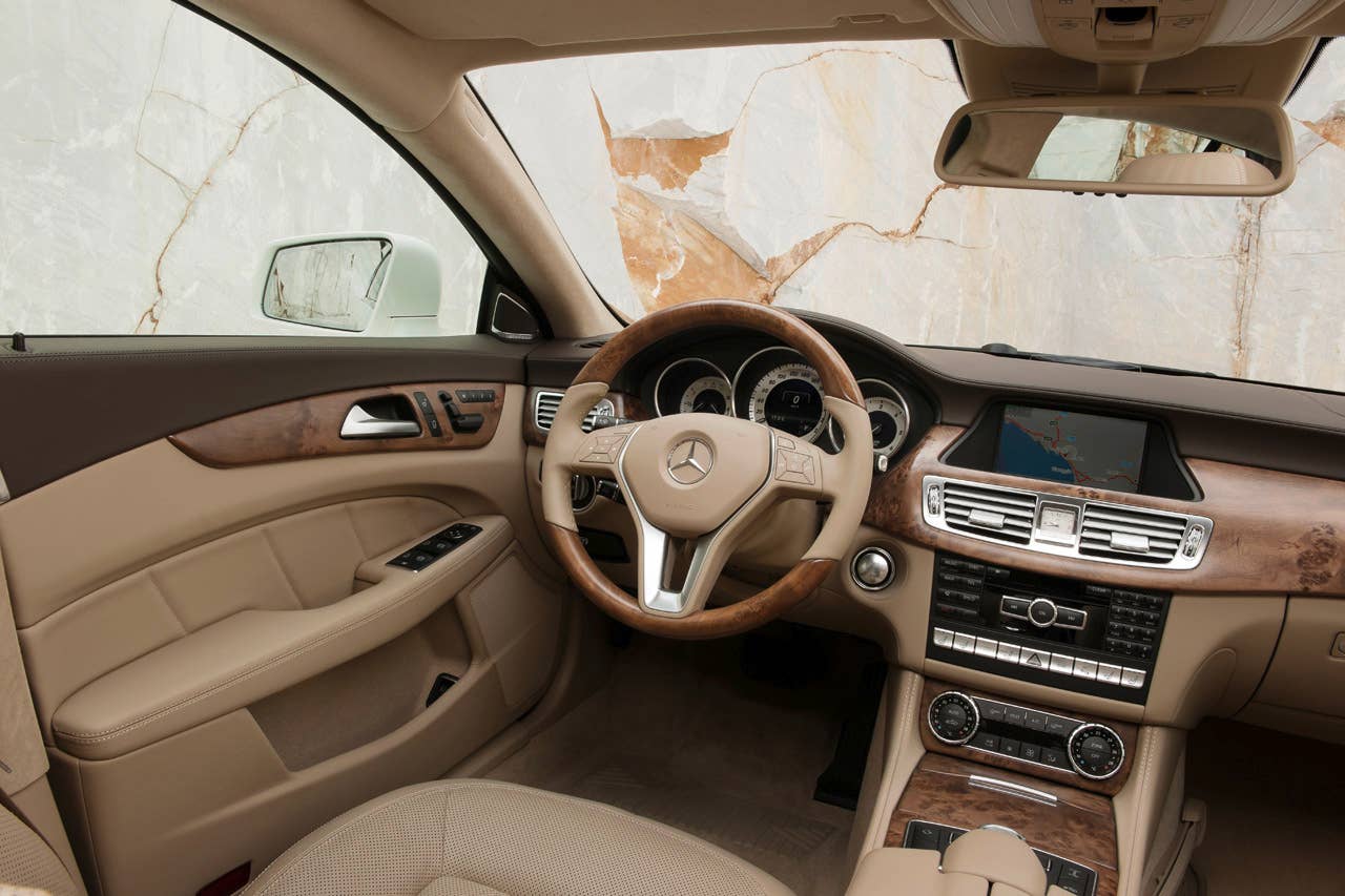 CLS 250 CDI Shooting Brake, Lack: designo magno kaschmierweiss, Innen: Leder Passion Exclusiv Mandelbeige (X 218) 2012