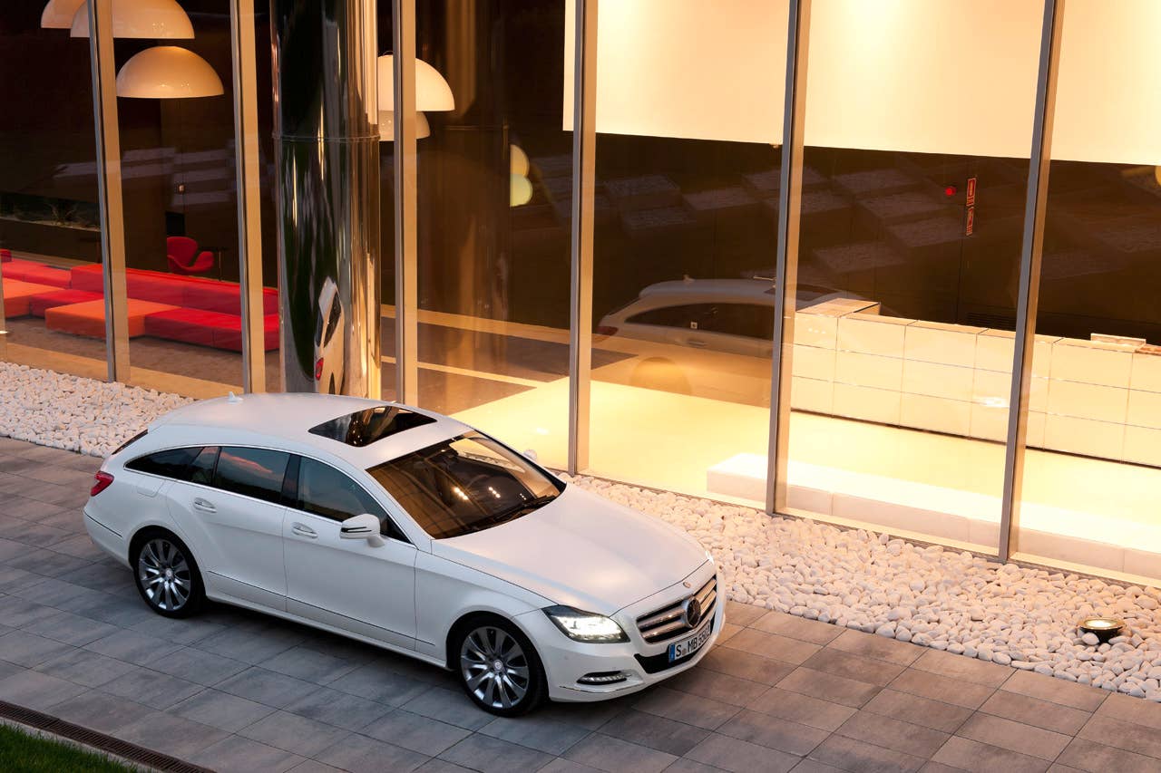 CLS 250 CDI Shooting Brake, Lack: designo magno kaschmierweiss, Innen: Leder Passion Exclusiv Mandelbeige (X 218) 2012